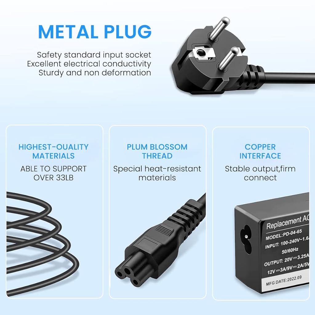 ZORBES Lenovo Laptop Charger 65W Charger Type C, Lenovo Thinkpad Charger Type C, Universal Chromebook Charger Replacement for Lenovo Thinkpad/Yoga, Dell Chromebook 3100, Asus, ZORBES Lenovo Laptop Charger 65W Charger Type C, Lenovo Thinkpad Charger Type C, Universal Chromebook Charger Replacement for Lenovo Thinkpad/Yoga, Dell Chromebook 3100, Asus,